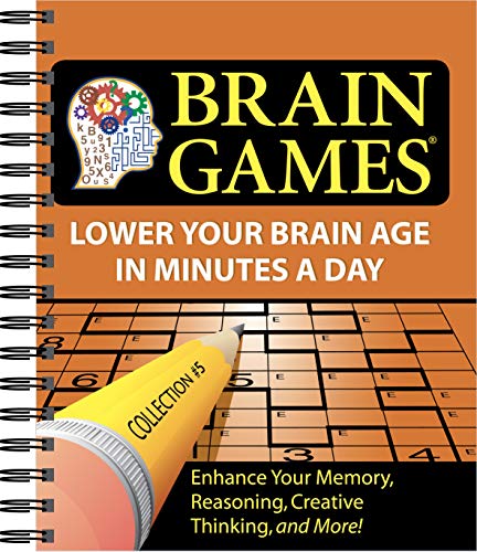 Book Cover Brain Games #5: Lower Your Brain Age in Minutes a Day (Volume 5) (Brain Games - Lower Your Brain Age in Minutes a Day)