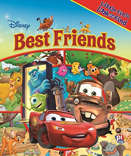 Book Cover Disney - Lion King, Cars, and More! Best Friends Little First Look and Find Activity Book - PI Kids