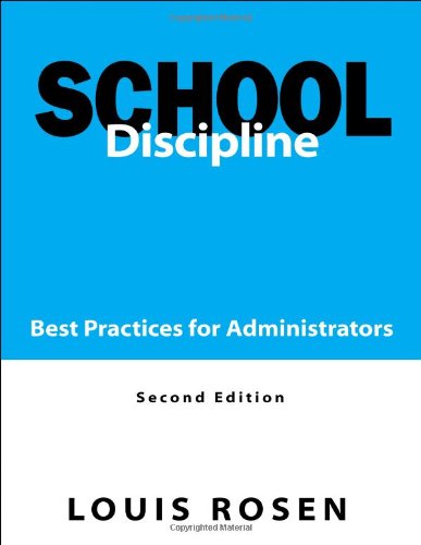 Book Cover School Discipline: Best Practices for Administrators