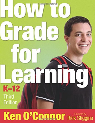 Book Cover How to Grade for Learning, K-12 (Volume 3)