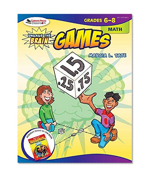 Book Cover Engage the Brain: Games, Math, Grades 6-8
