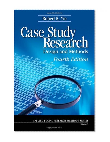 Book Cover 5: Case Study Research: Design and Methods (Applied Social Research Methods)