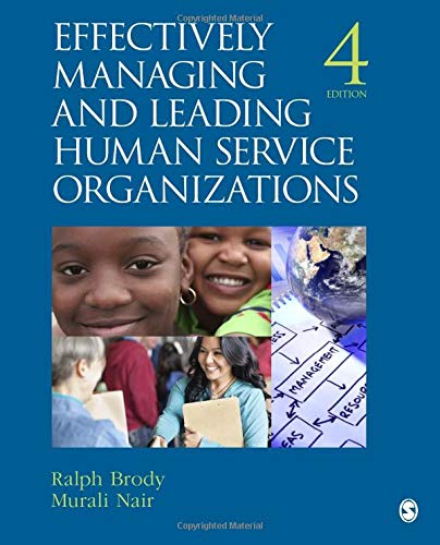 Book Cover Effectively Managing and Leading Human Service Organizations (SAGE Sourcebooks for the Human Services)