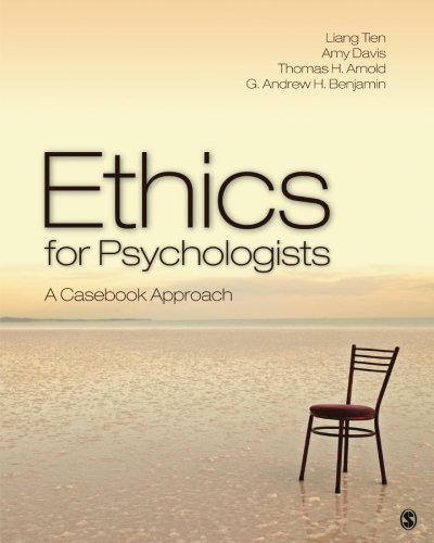 Book Cover Ethics for Psychologists: A Casebook Approach