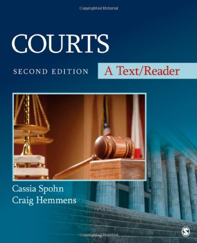 Book Cover Courts: A Text/Reader (SAGE Text/Reader Series in Criminology and Criminal Justice)