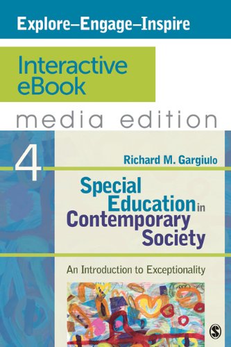 Special Education in Contemporary Society Interactive eBook: An Introduction to Exceptionality, 4e Media Edition