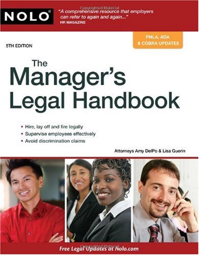 Book Cover The Manager's Legal Handbook