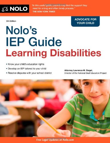 Book Cover Nolo's IEP Guide: Learning Disabilities