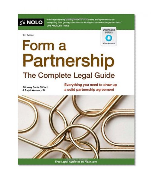 Book Cover Form a Partnership: The Complete Legal Guide
