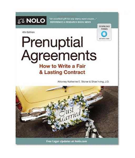 Book Cover Prenuptial Agreements: How to Write a Fair & Lasting Contract, 4th Edition
