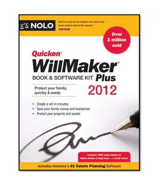 Book Cover Quicken Willmaker Plus 2012 Edition: Book & Software Kit