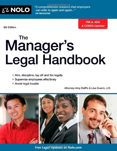 Book Cover The Manager's Legal Handbook