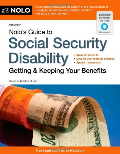 Book Cover Nolo's Guide to Social Security Disability: Getting & Keeping Your Benefits