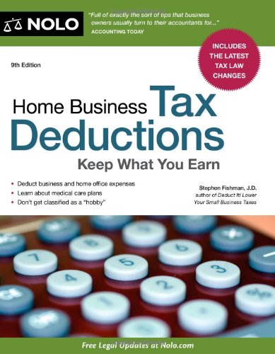 Book Cover Home Business Tax Deductions: Keep What You Earn