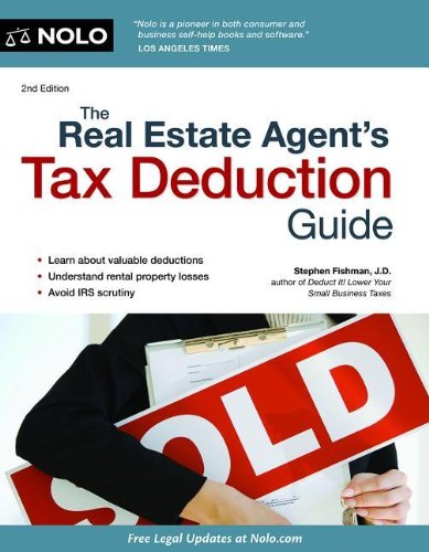Book Cover The Real Estate Agent's Tax Deduction Guide