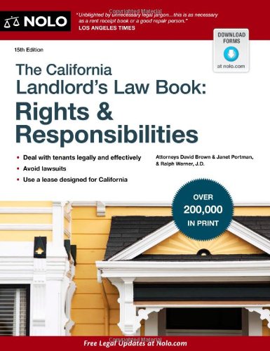 Book Cover The California Landlord's Law Book: Rights & Responsibilities