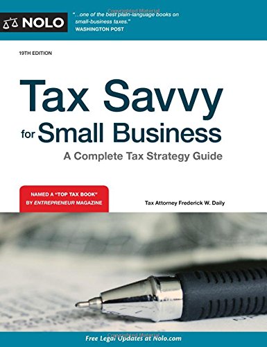 Book Cover Tax Savvy for Small Business: A Complete Tax Strategy Guide