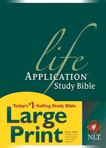 Book Cover NLT Life Application Study Bible, Second Edition, Large Print (Red Letter, Hardcover)