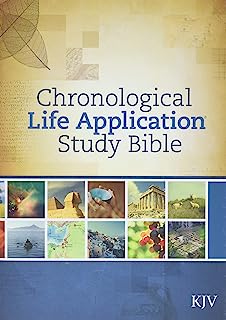 Book Cover Chronological Life Application Study Bible KJV