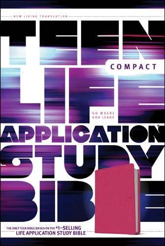 Book Cover NLT Teen Life Application Study Bible, Compact Edition (LeatherLike, Pink)