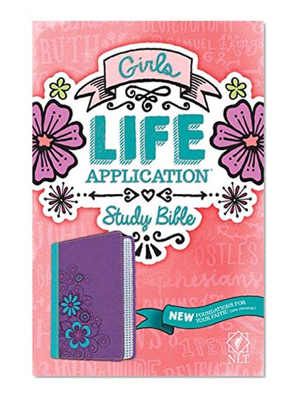 Book Cover Girls Life Application Study Bible NLT, TuTone