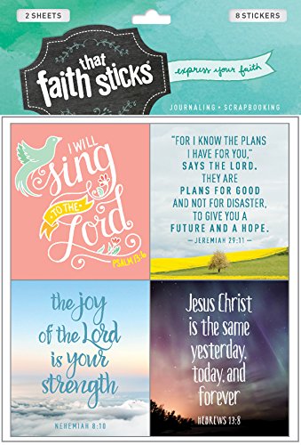 Book Cover Jeremiah 29:11: Stickers For Journaling and Scrapbooking (Faith That Sticks Stickers)