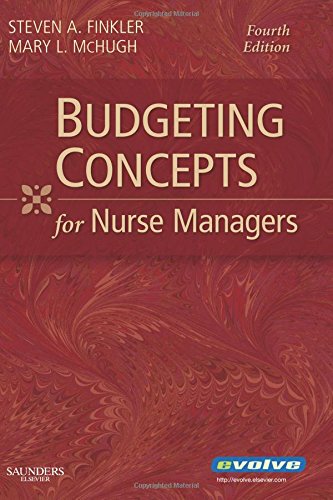Book Cover Budgeting Concepts for Nurse Managers