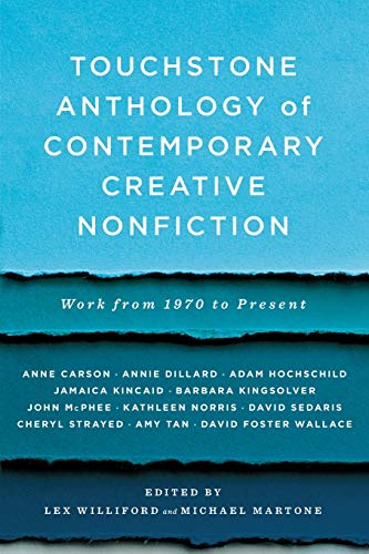 Book Cover Touchstone Anthology of Contemporary Creative Nonfiction: Work from 1970 to the Present
