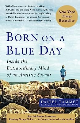 Book Cover Born on a Blue Day: Inside the Extraordinary Mind of an Autistic Savant