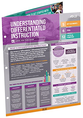 Book Cover Understanding Differentiated Instruction (Quick Reference Guide)