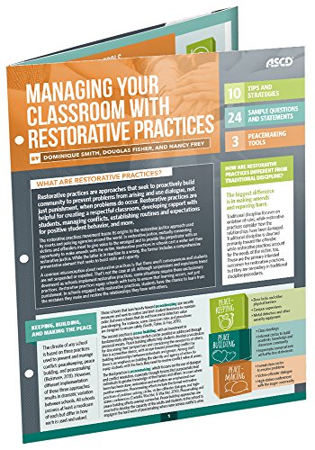 Book Cover Managing Your Classroom with Restorative Practices (Quick Reference Guide)
