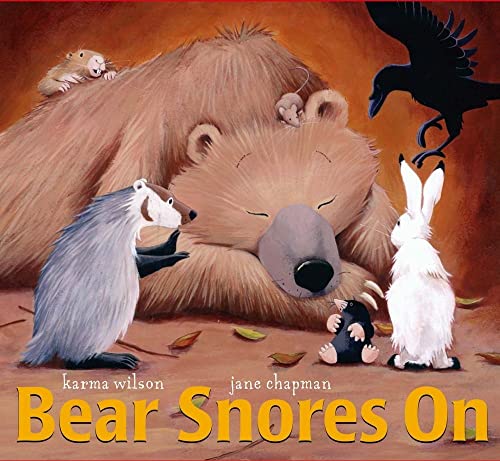 Book Cover Bear Snores On: Board book