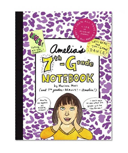 Book Cover Amelia's 7th-Grade Notebook