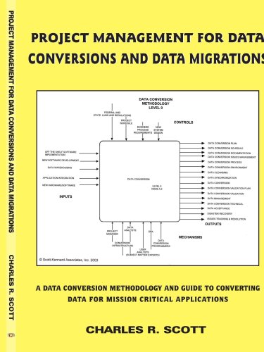 Book Cover Project Management for Data Conversions and DATA MIGRATIONS: A Data Conversion Methodology and Guide to Converting Data for Mission Critical Applications