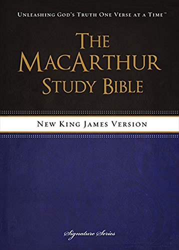 Book Cover NKJV, The MacArthur Study Bible, Hardcover: Revised and   Updated Edition
