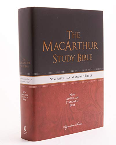 Book Cover The NASB, MacArthur Study Bible, Hardcover: Holy Bible, New American Standard Bible
