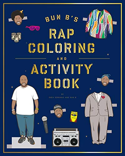 Book Cover Bun B's Rapper Coloring and Activity Book