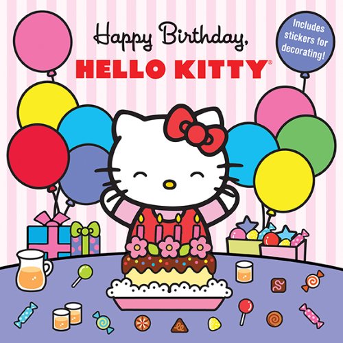 Book Cover Happy Birthday, Hello Kitty