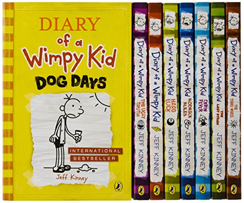 Book Cover Diary of a Wimpy Kid Box of Books 1-8 + The Do-It-Yourself Book