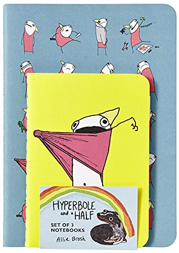 Book Cover Hyperbole and a Half Notebooks (Set of 3)