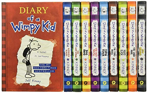 Book Cover Diary of a Wimpy Kid Box of Books (Books 1-10)