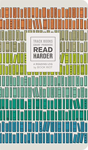 Book Cover Read Harder (A Reading Log): Track Books, Chart Progress
