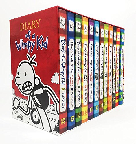 Book Cover Diary of a Wimpy Kid Box of Books (1â€“12)