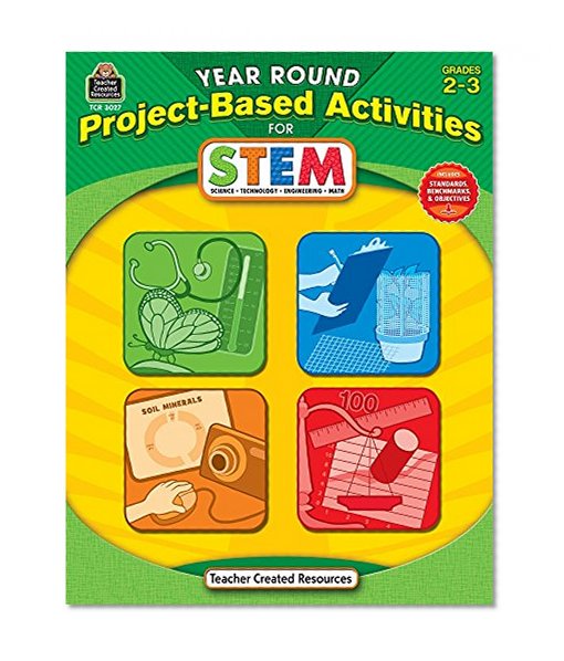 Book Cover Year Round Project-Based Activities for STEM Grd 2-3