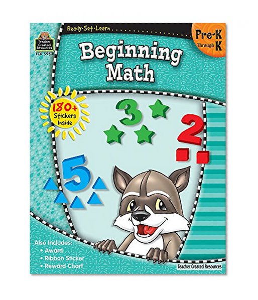 Book Cover Ready-Set-Learn: Beginning Math PreK-K
