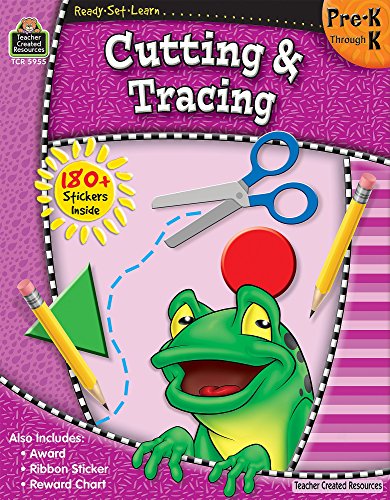 Book Cover Ready-Set-Learn: Cutting & Tracing PreK-K