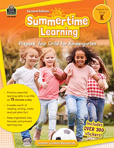 Book Cover Summertime Learning, Second Edition (Prep. for Gr. K)