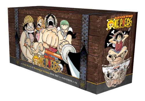 Book Cover One Piece Box Set: East Blue and Baroque Works, Volumes 1-23