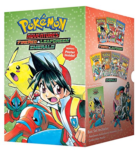Book Cover PokÃ©mon Adventures FireRed & LeafGreen / Emerald Box Set: Includes Vols. 23-29 (PokÃ©mon Manga Box Sets)