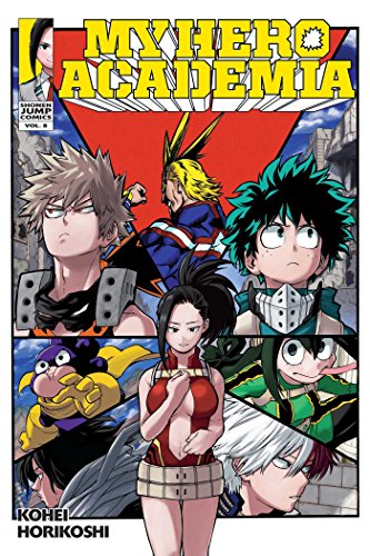 Book Cover My Hero Academia, Vol. 8 (Volume 8): Yaoyorozu Rising